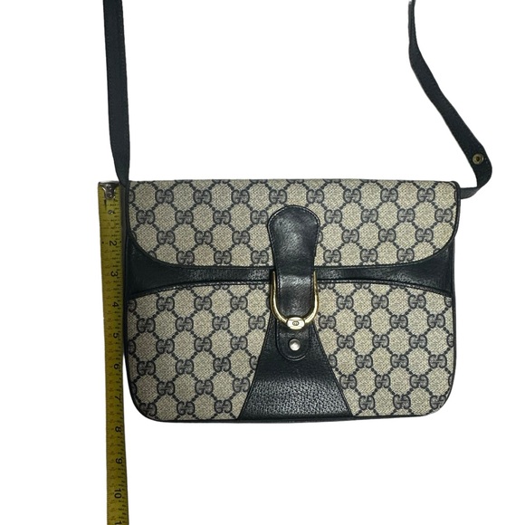 FINAL PRICE Late 70’s/early 80’s Gucci GG Monogram CanvasLeather Convertible Bag - Picture 7 of 15